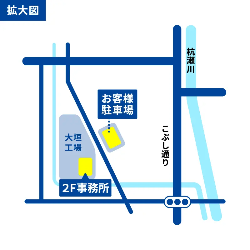 ニチグラ大垣工場拡大地図